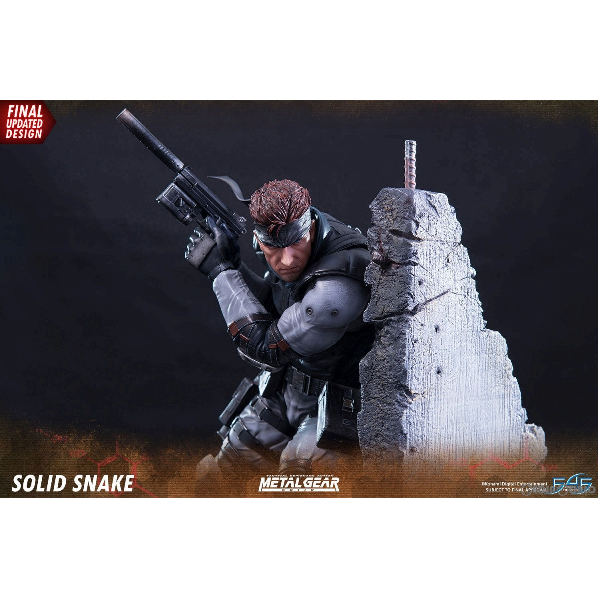 【新品即納】[FIG] (再販)ソリッド・スネーク スタチュー METAL GEAR SOLID(メタルギアソリッド) 完成品 フィギュア First 4 Figures(ファースト4フィギュア)(20241231)