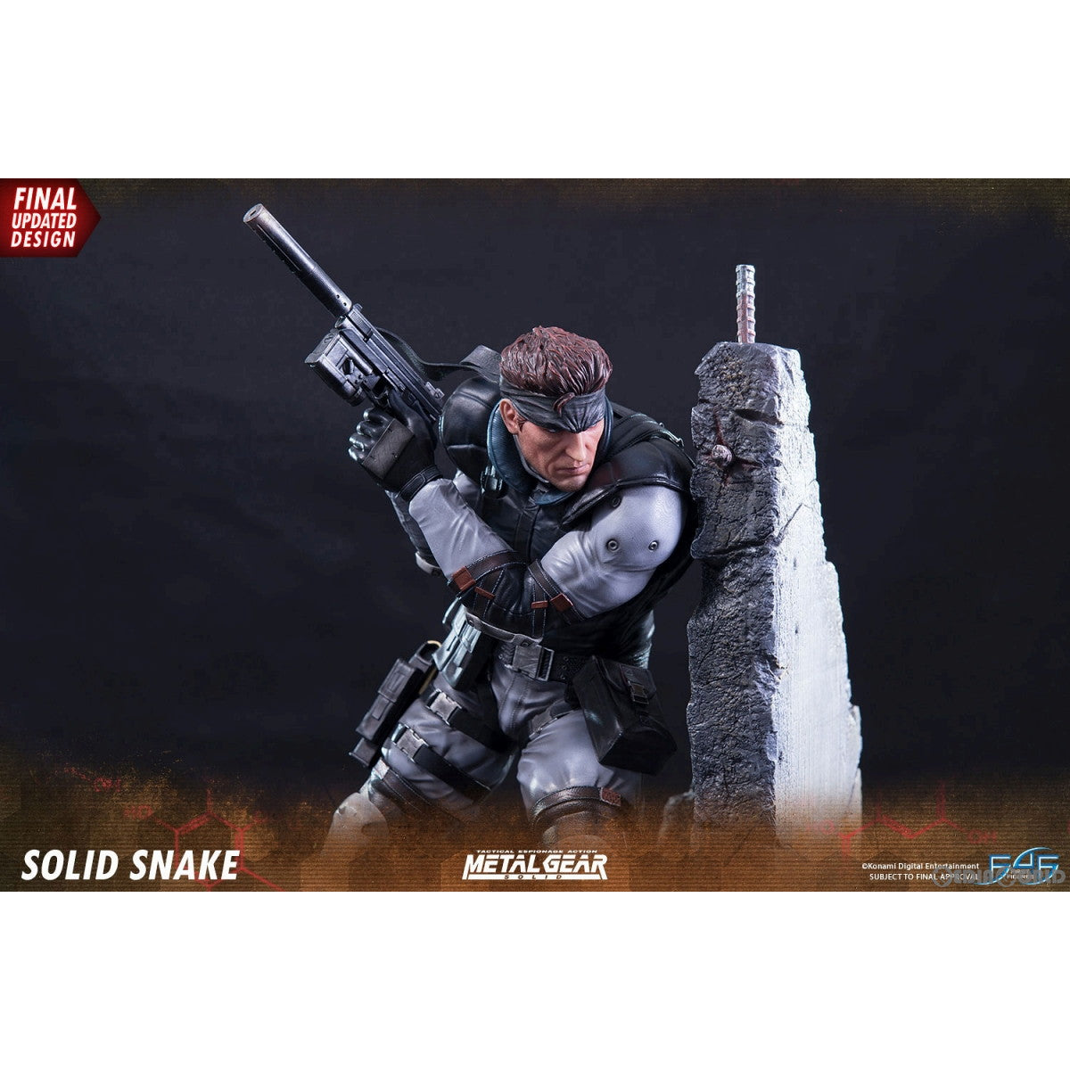 【新品即納】[FIG] (再販)ソリッド・スネーク スタチュー METAL GEAR SOLID(メタルギアソリッド) 完成品 フィギュア First 4 Figures(ファースト4フィギュア)(20241231)