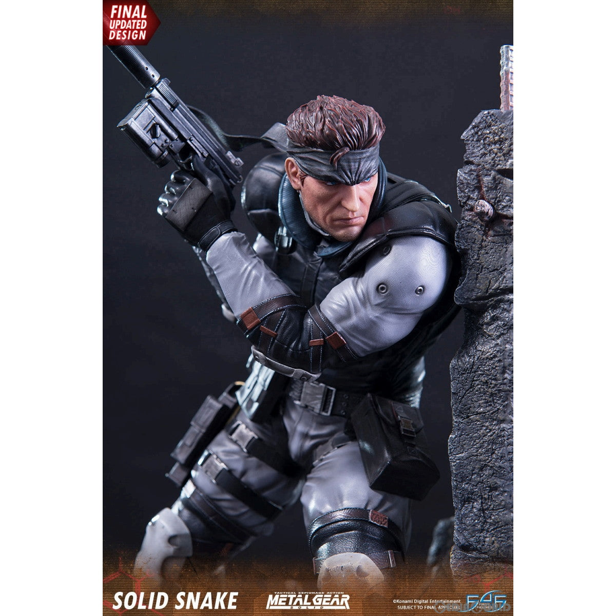 【新品即納】[FIG] (再販)ソリッド・スネーク スタチュー METAL GEAR SOLID(メタルギアソリッド) 完成品 フィギュア First 4 Figures(ファースト4フィギュア)(20241231)