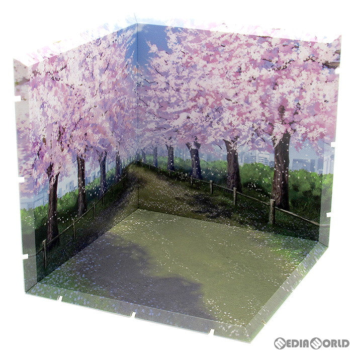 【新品即納】[FIG] (再販) じおらまんしょん150 桜並木 フィギュア用アクセサリ ピーエルエム(20231229)