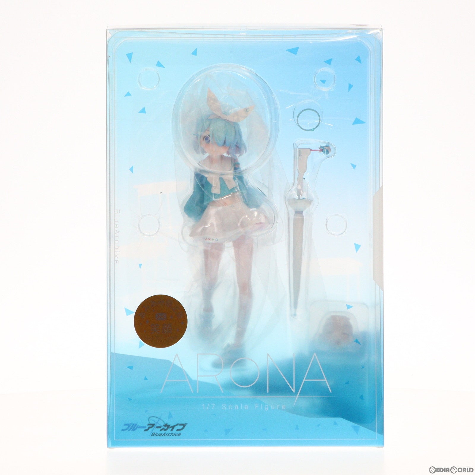 【中古即納】[FIG] アロナ あみあみ限定版 ブルーアーカイブ 1/7 完成品 フィギュア GOLDENHEAD(ゴールデンヘッド)(20230831)