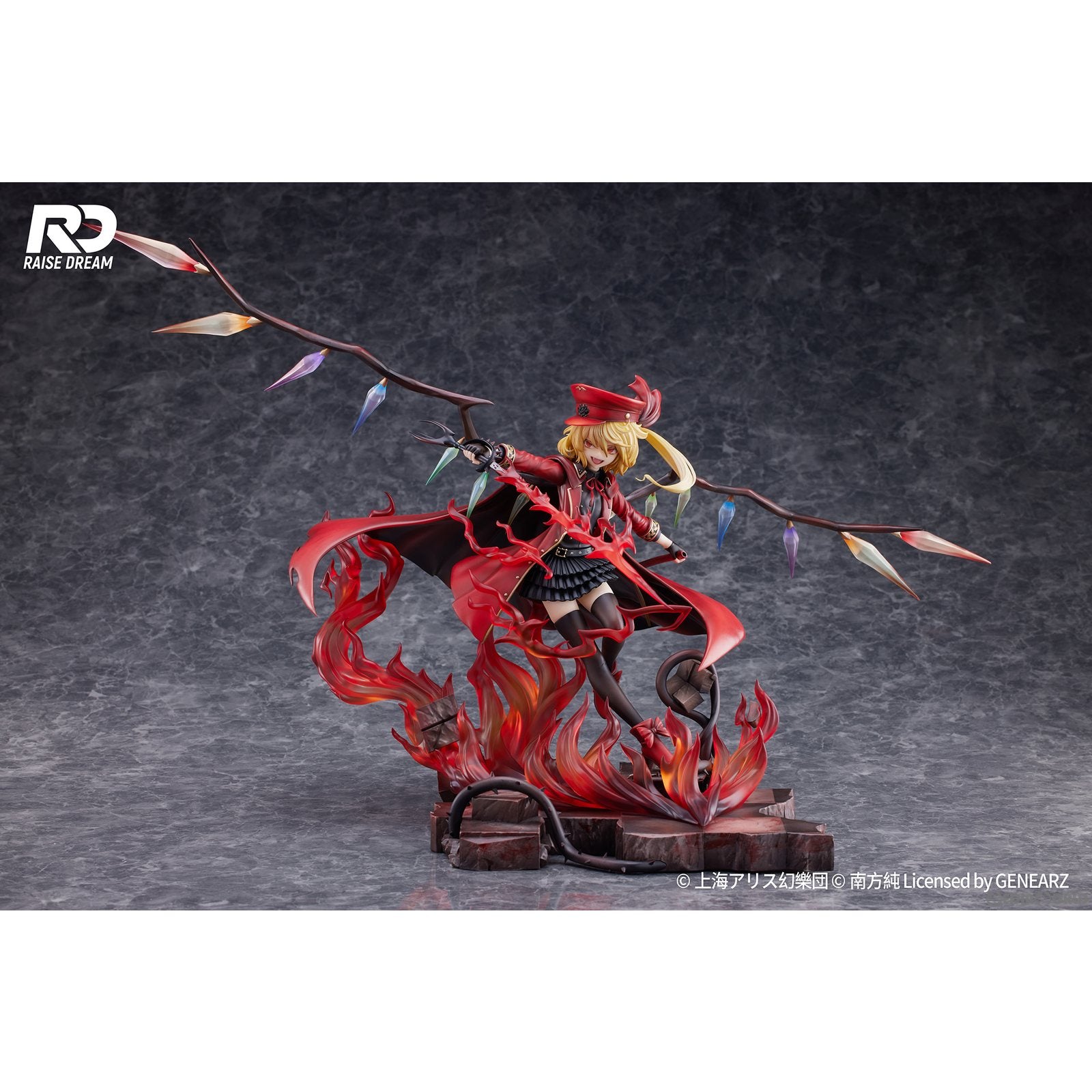 【新品即納】[FIG] タペストリー付属 フランドール・スカーレット 軍服Ver. イラストby南方純 東方Project 1/6 完成品 フィギュア RaiseDream(ライズドリーム)(20250630)