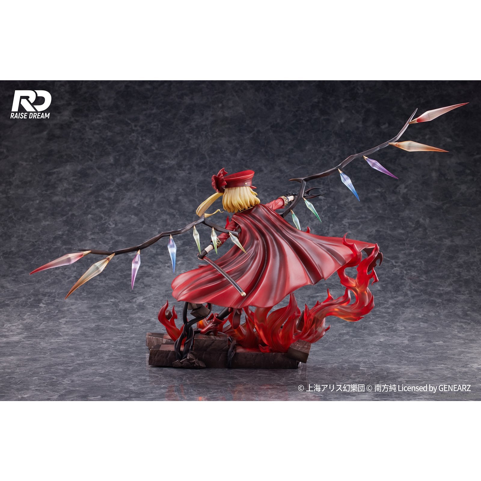 【中古即納】[FIG] タペストリー付属 フランドール・スカーレット 軍服Ver. イラストby南方純 東方Project 1/6 完成品 フィギュア RaiseDream(ライズドリーム)(20250630)