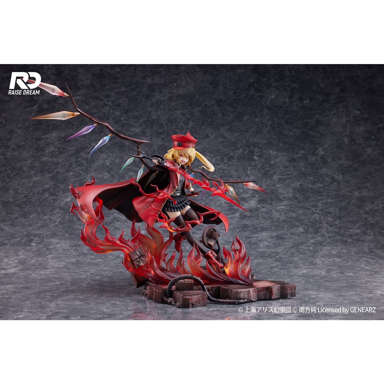 【中古即納】[FIG] タペストリー付属 フランドール・スカーレット 軍服Ver. イラストby南方純 東方Project 1/6 完成品 フィギュア RaiseDream(ライズドリーム)(20250630)