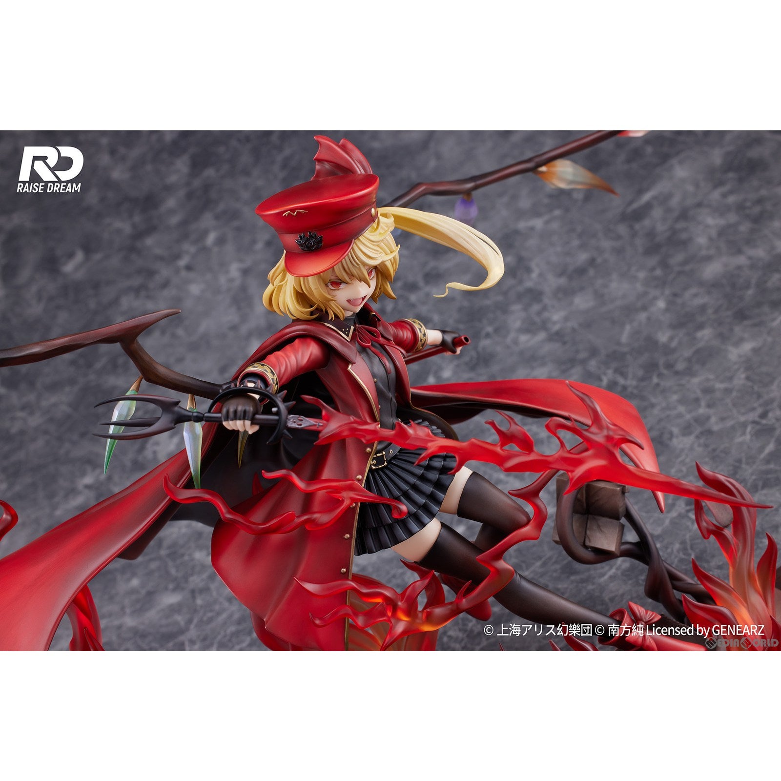 【新品即納】[FIG] タペストリー付属 フランドール・スカーレット 軍服Ver. イラストby南方純 東方Project 1/6 完成品 フィギュア RaiseDream(ライズドリーム)(20250630)