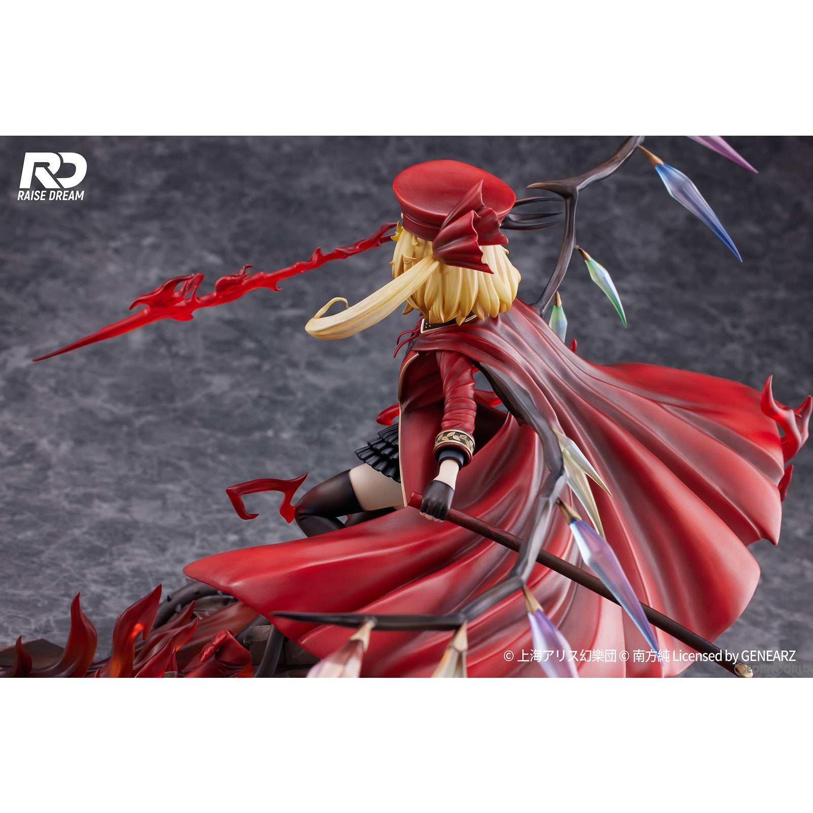 【中古即納】[FIG] タペストリー付属 フランドール・スカーレット 軍服Ver. イラストby南方純 東方Project 1/6 完成品 フィギュア RaiseDream(ライズドリーム)(20250630)