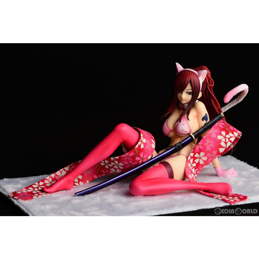 【新品即納】[FIG] エルザ・スカーレット・桜猫Gravure Style FAIRY TAIL(フェアリーテイル) 1/6 完成品 フィギュア オルカトイズ(20240410)