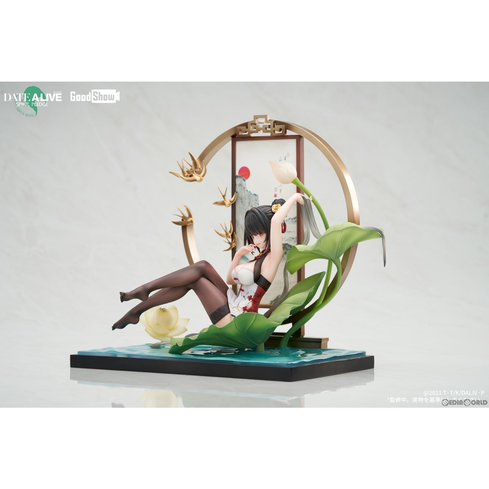 【新品即納】[FIG] アクリルスタンド付属 時崎狂三(ときさきくるみ) 墨色チャイナドレスVer. デート・ア・ライブ:精霊再臨 1/7 完成品 フィギュア GoodShow(グッドショウ) (20240928)