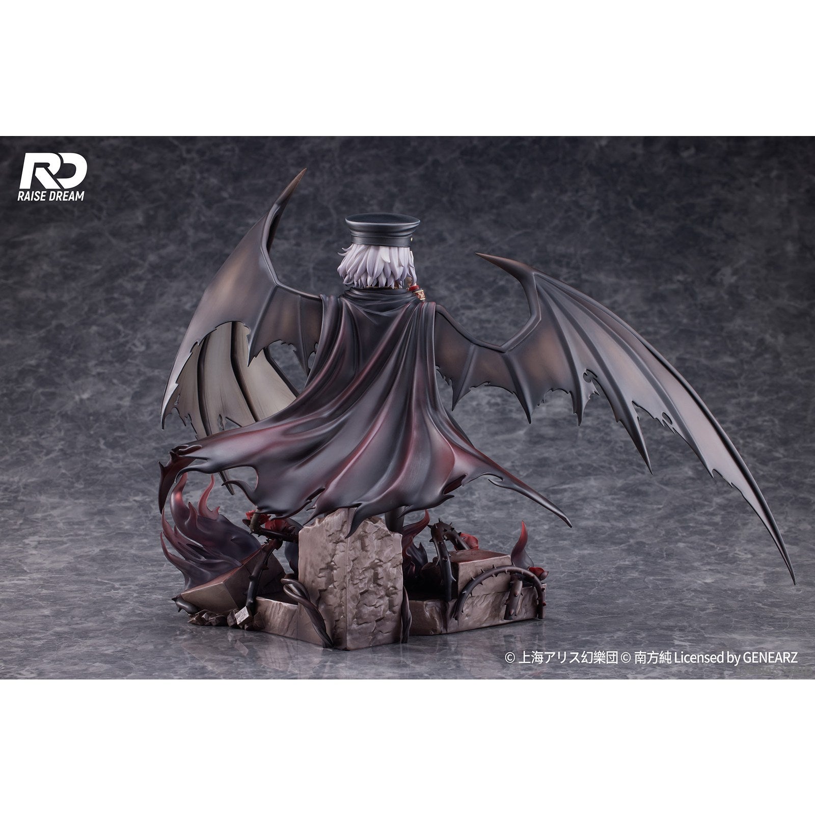 【中古即納】[FIG] タペストリー付属 レミリア・スカーレット 軍服Ver. イラストby南方純 東方Project 1/6 完成品 フィギュア RaiseDream(ライズドリーム)(20250331)