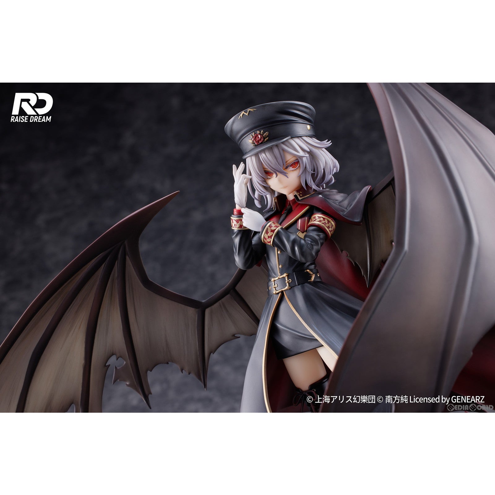 【新品即納】[FIG] タペストリー付属 レミリア・スカーレット 軍服Ver. イラストby南方純 東方Project 1/6 完成品 フィギュア RaiseDream(ライズドリーム)(20250331)