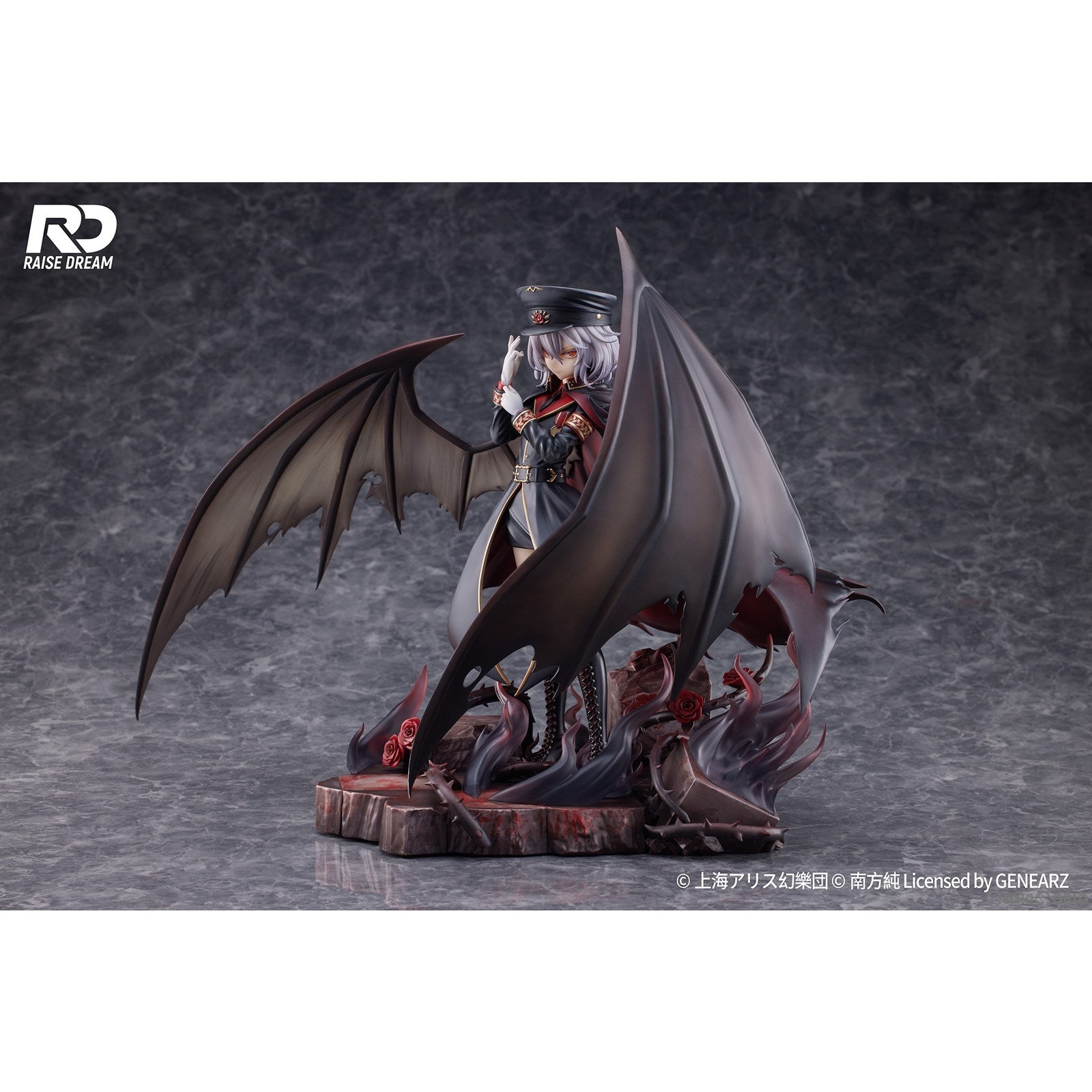 【中古即納】[FIG] タペストリー付属 レミリア・スカーレット 軍服Ver. イラストby南方純 東方Project 1/6 完成品 フィギュア RaiseDream(ライズドリーム)(20250331)