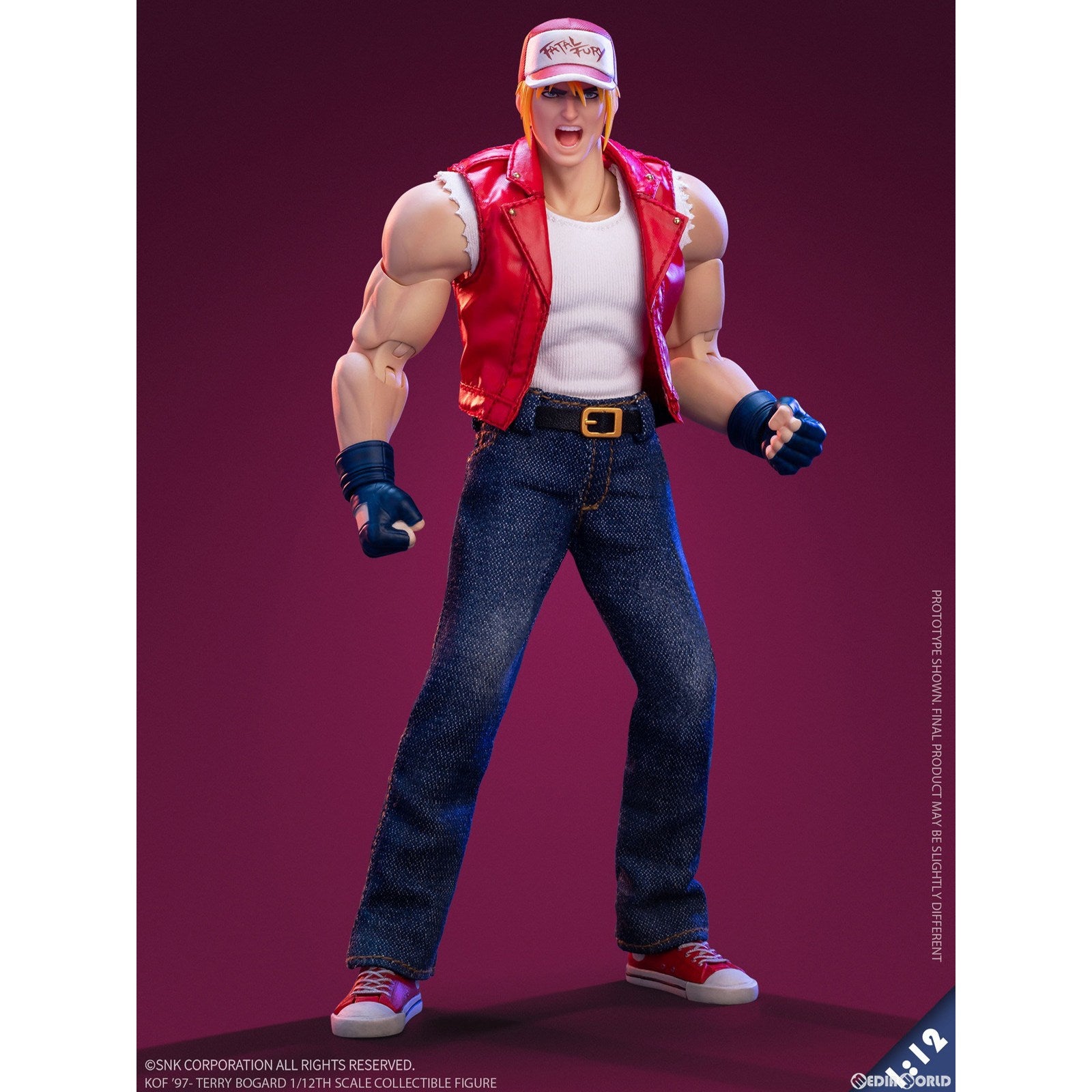 【新品即納】[FIG] テリー・ボガード THE KING OF FIGHTERS '97(ザ・キング・オブ・ファイターズ97) 1/12 完成品 可動フィギュア(TS-XZZ-005) タンシスタジオ(20240630)