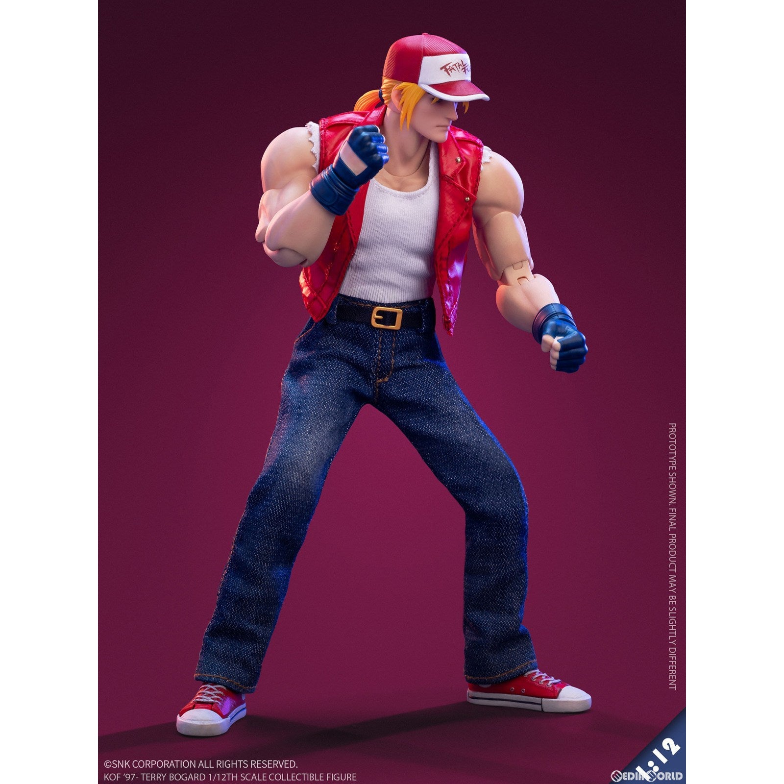 【新品即納】[FIG] テリー・ボガード THE KING OF FIGHTERS '97(ザ・キング・オブ・ファイターズ97) 1/12 完成品 可動フィギュア(TS-XZZ-005) タンシスタジオ(20240630)