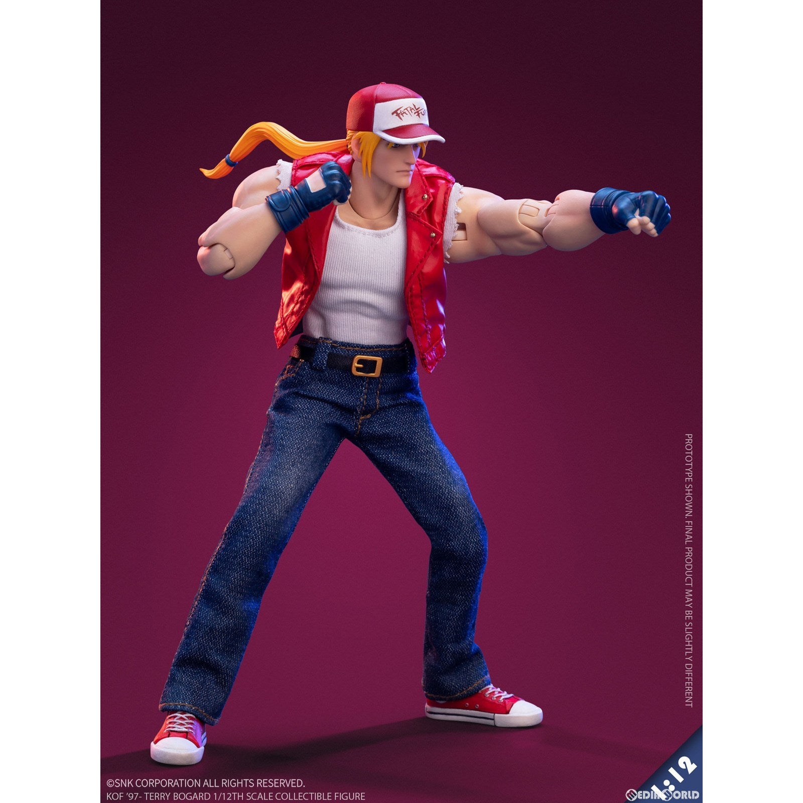 【新品即納】[FIG] テリー・ボガード THE KING OF FIGHTERS '97(ザ・キング・オブ・ファイターズ97) 1/12 完成品 可動フィギュア(TS-XZZ-005) タンシスタジオ(20240630)