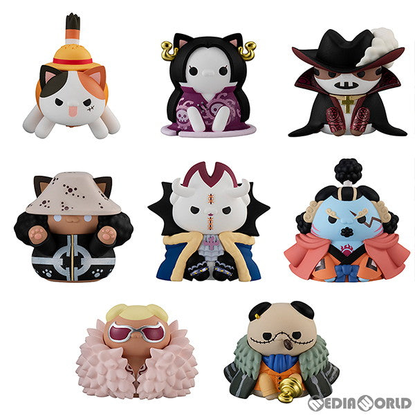 【新品即納】[BOX][FIG] MEGA CAT PROJECT ルフィと王下七武海 ニャンピースニャーン! ONE PIECE(ワンピース) フィギュア(8個) メガハウス(20240328)