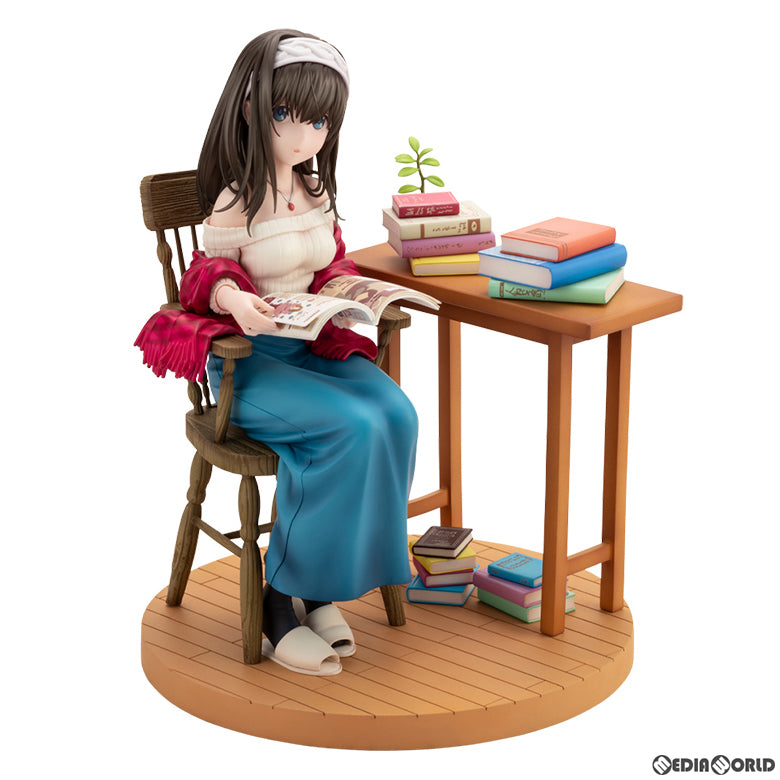 【中古即納】[FIG] 鷺沢文香-off stage-(さぎさわふみか) アイドルマスター シンデレラガールズ 1/8 完成品 フィギュア(PV035) コトブキヤ(20240426)