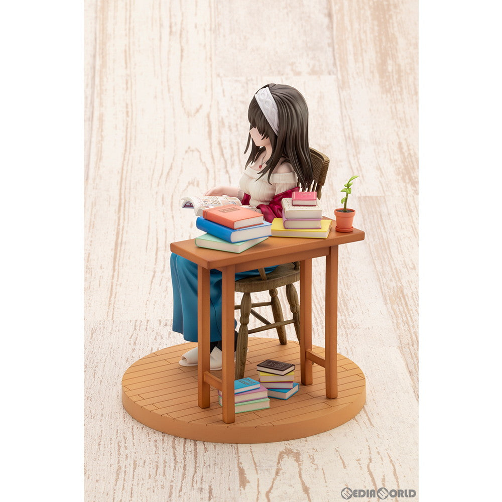 【中古即納】[FIG] 鷺沢文香-off stage-(さぎさわふみか) アイドルマスター シンデレラガールズ 1/8 完成品 フィギュア(PV035) コトブキヤ(20240426)