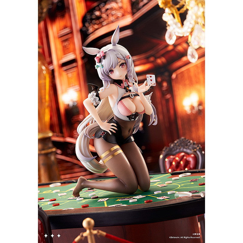 【中古即納】[FIG] 初回生産特典2種付属 葦毛ちゃん(あしげちゃん) ラッキーディーラーver. 1/7 完成品 フィギュア GOODSMILE ONLINE SHOP&一部オンラインストア限定 Solarain(ソーラレイン)/グッドスマイルカンパニー(20230721)