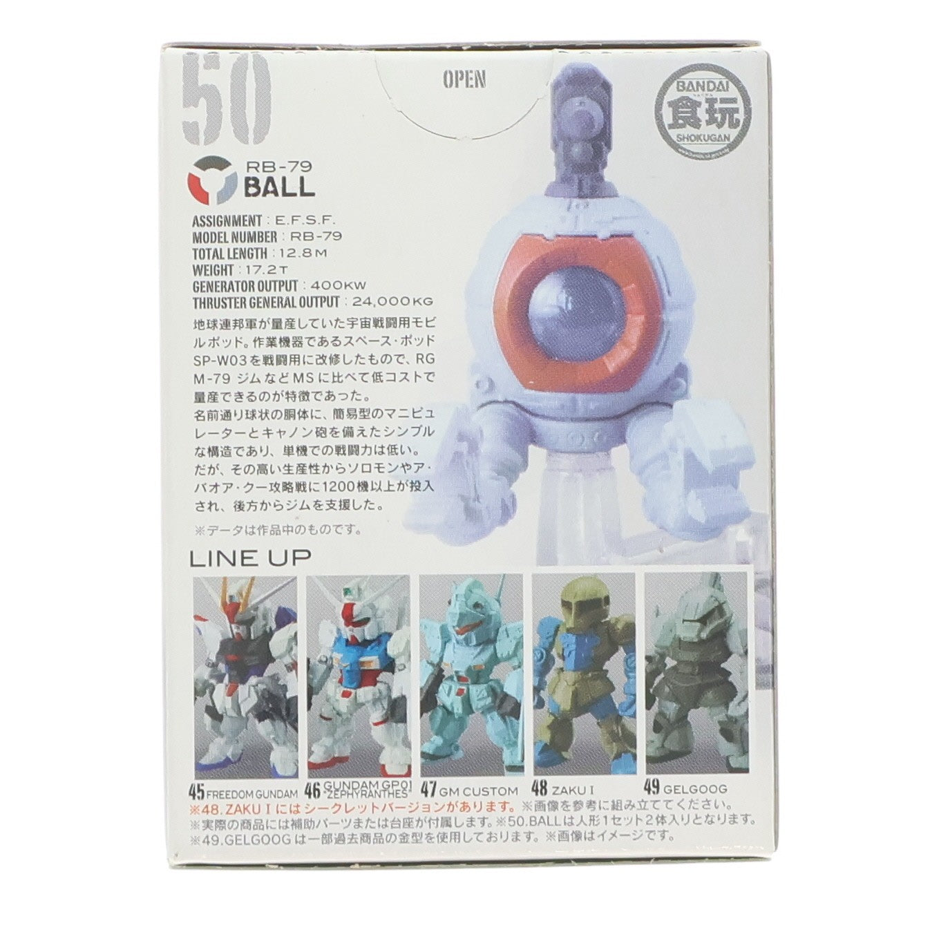 【中古即納】[FIG] (単品)(食玩) FW GUNDAM CONVERGE(ガンダムコンバージ) ♯8 ボール 機動戦士ガンダムシリーズ フィギュア バンダイ(20120930)