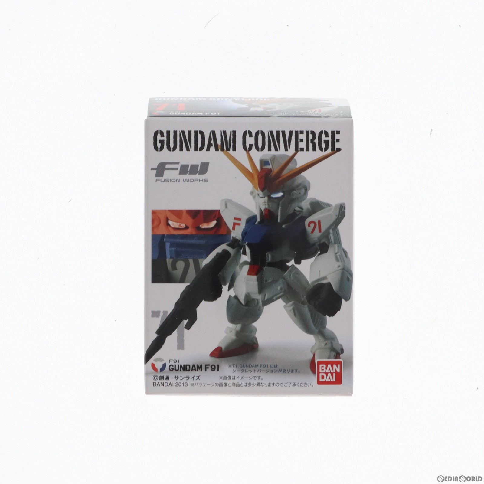 【中古即納】[FIG] (単品)(食玩)FW GUNDAM CONVERGE12(ガンダムコンバージ) 【シークレット】ガンダムF91(ハリソン・マディン専用機) 機動戦士ガンダムシリーズ フィギュア バンダイ(20131001)