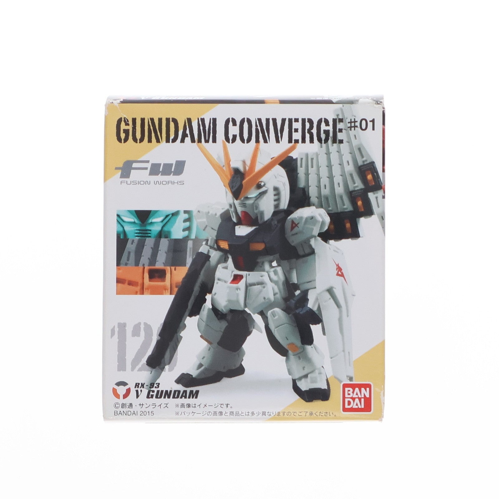 【中古即納】[FIG] (単品)(食玩)FW GUNDAM CONVERGE ♯1(ガンダムコンバージ) νガンダム(ライフル・バズーカ) 機動戦士ガンダムシリーズ フィギュア バンダイ(20151229)