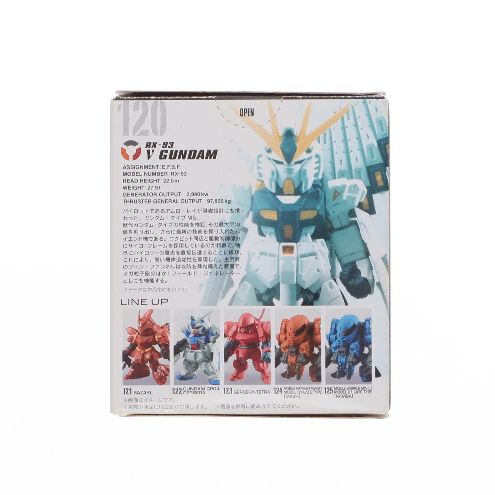 【中古即納】[FIG] (単品)(食玩)FW GUNDAM CONVERGE ♯1(ガンダムコンバージ) νガンダム(ライフル・バズーカ) 機動戦士ガンダムシリーズ フィギュア バンダイ(20151229)