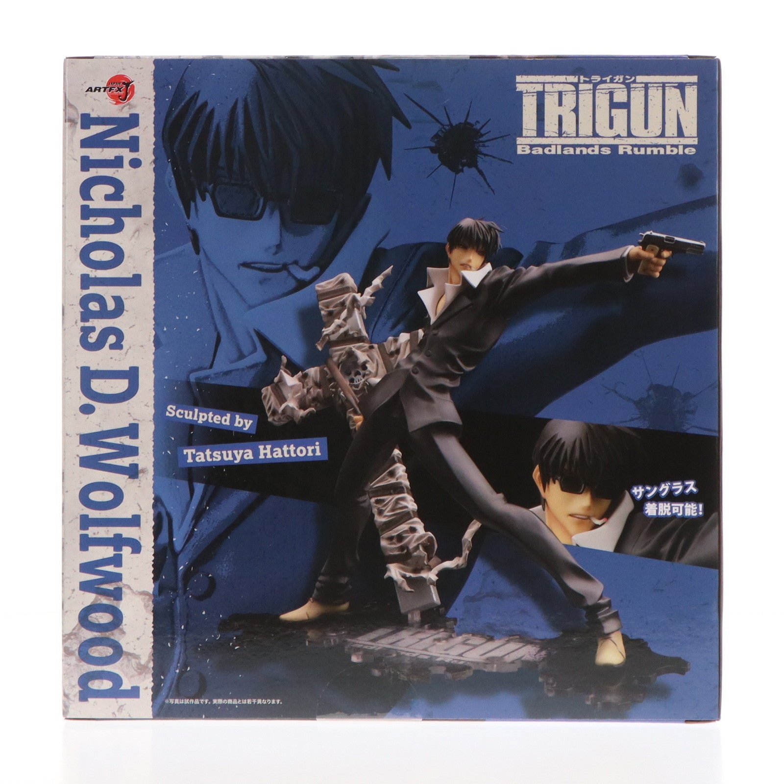 【新品即納】[FIG] (再販) ARTFX J ニコラス・D・ウルフウッド リニューアルパッケージver. 劇場版トライガン Badlands Rumble 1/8 完成品 フィギュア(PV207) コトブキヤ(20240628)