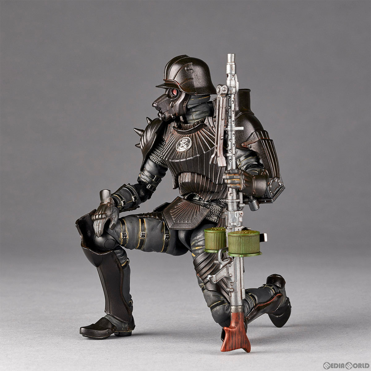 【新品即納】[FIG]タケヤ式自在置物 プロテクトギア「34年式特殊増加装甲」黒Ver. ケルベロス 鋼鉄の猟犬 完成品 可動フィギュア(KT039) 海洋堂(20231222)