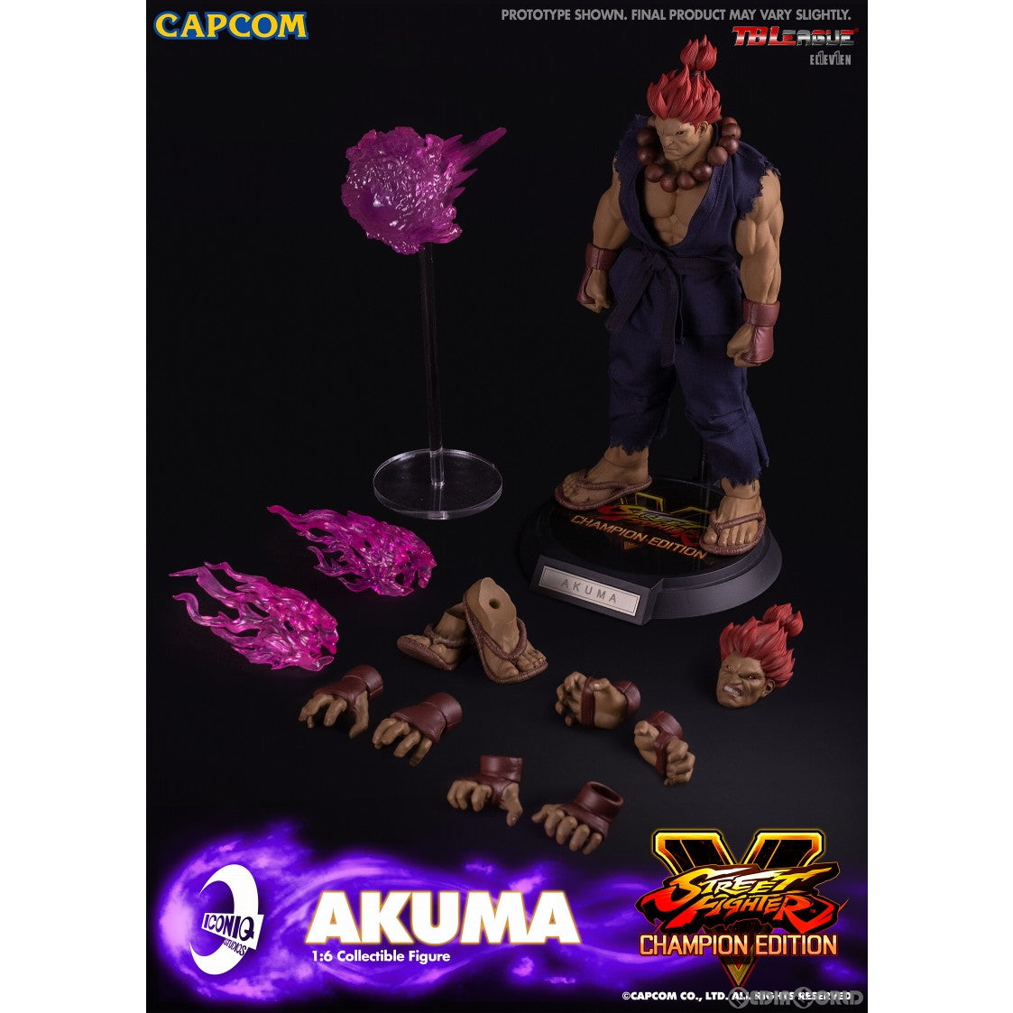 【新品即納】[FIG] 豪鬼(ごうき) ストリートファイターV チャンピオンエディション 1/6 完成品 アクションフィギュア アイコニックスタジオ(20241231)