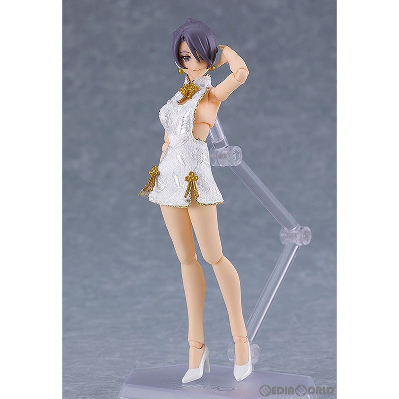 【新品即納】[FIG] figma(フィグマ) 569b 女性body(ミカ) with ミニスカートチャイナワンピコーデ(ホワイト) figma Styles(フィグマ スタイルズ) 完成品 可動フィギュア マックスファクトリー/グッドスマイルカンパニー(20240612)