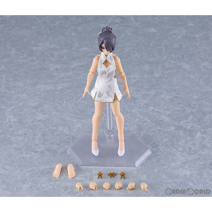 【新品即納】[FIG] figma(フィグマ) 569b 女性body(ミカ) with ミニスカートチャイナワンピコーデ(ホワイト) figma Styles(フィグマ スタイルズ) 完成品 可動フィギュア マックスファクトリー/グッドスマイルカンパニー(20240612)