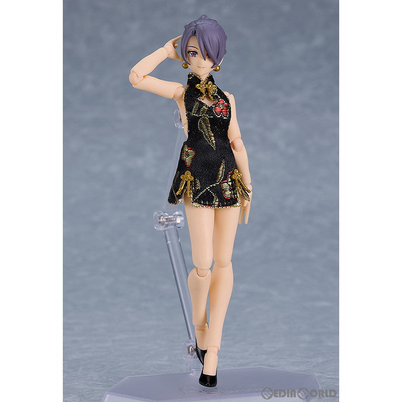 【新品即納】[FIG] figma(フィグマ) 569c 女性body(ミカ) with ミニスカートチャイナワンピコーデ(ブラック) figma Styles(フィグマ スタイルズ) 完成品 可動フィギュア マックスファクトリー/グッドスマイルカンパニー(20240612)