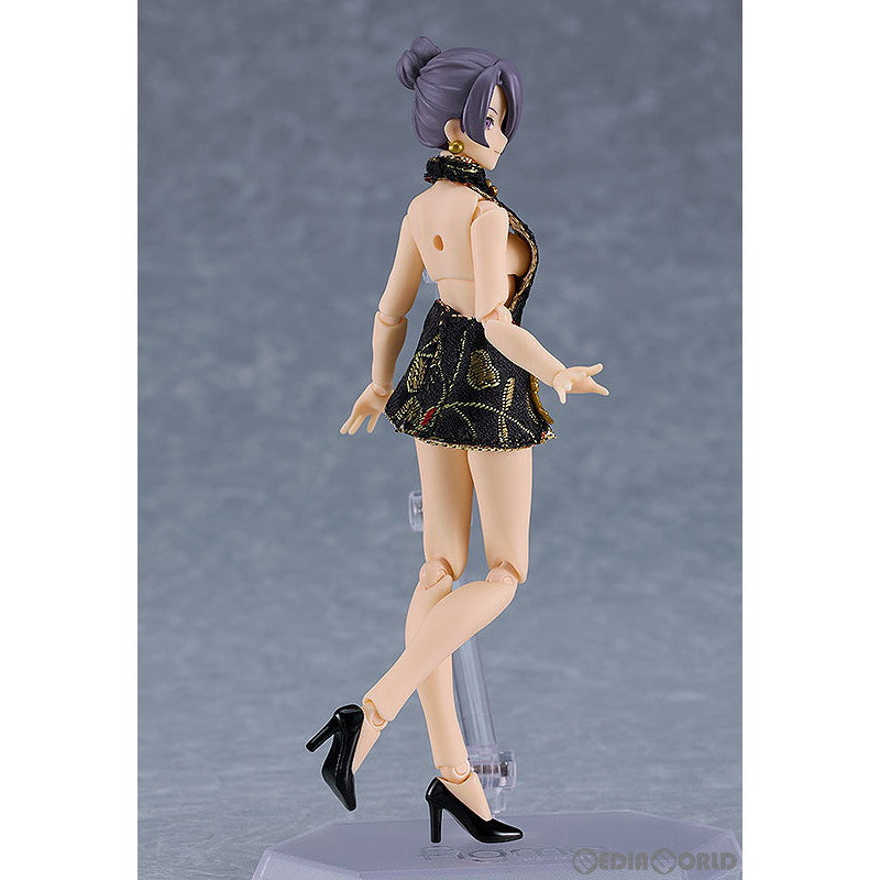 【新品即納】[FIG] figma(フィグマ) 569c 女性body(ミカ) with ミニスカートチャイナワンピコーデ(ブラック) figma Styles(フィグマ スタイルズ) 完成品 可動フィギュア マックスファクトリー/グッドスマイルカンパニー(20240612)