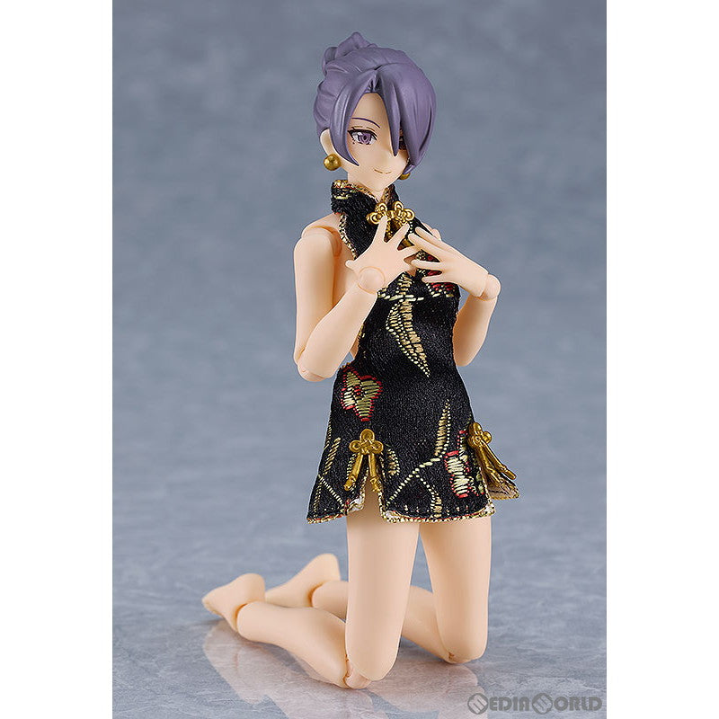 【新品即納】[FIG] figma(フィグマ) 569c 女性body(ミカ) with ミニスカートチャイナワンピコーデ(ブラック) figma Styles(フィグマ スタイルズ) 完成品 可動フィギュア マックスファクトリー/グッドスマイルカンパニー(20240612)