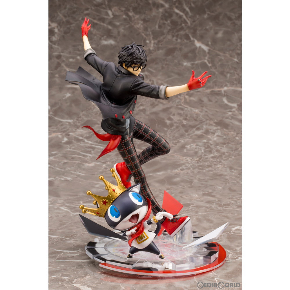 【中古即納】[FIG] (再販)ARTFX J 主人公&モルガナ ペルソナ5 ダンシング・スターナイト 1/8 完成品 フィギュア(PV192) コトブキヤ(20240616)