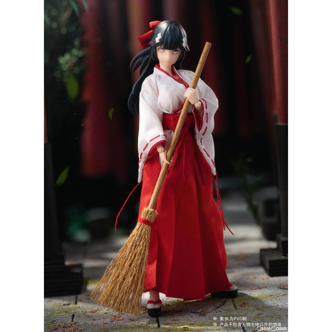 【新品即納】[FIG] 初回生産特典付属 POCKET ART SERIES PA005 退魔巫女 椿(つばき) 1/12 完成品 可動フィギュア HASUKI(ハスキ) (20240331)