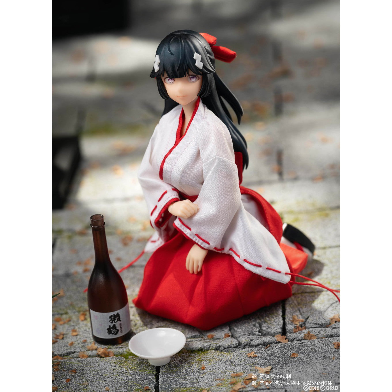 【新品即納】[FIG] 初回生産特典付属 POCKET ART SERIES PA005 退魔巫女 椿(つばき) 1/12 完成品 可動フィギュア HASUKI(ハスキ) (20240331)