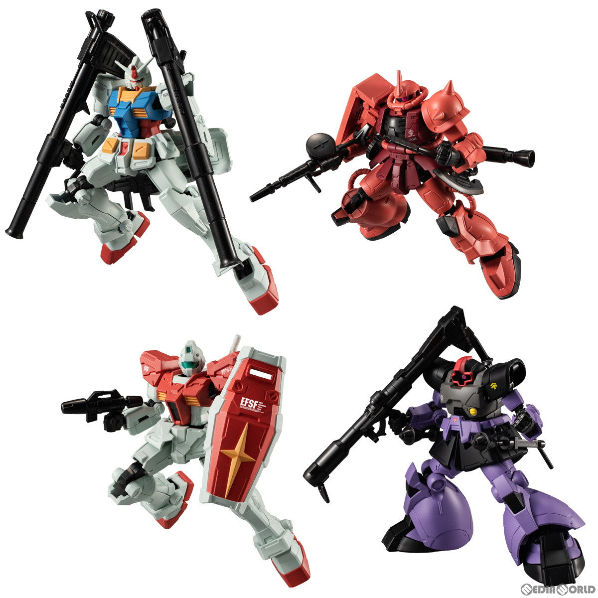 【新品】【お取り寄せ】[BOX][FIG] (食玩) 機動戦士ガンダム GフレームFA U.C. 0079 MEMORIAL SELECTION 可動フィギュア(10個) バンダイ(20240401)