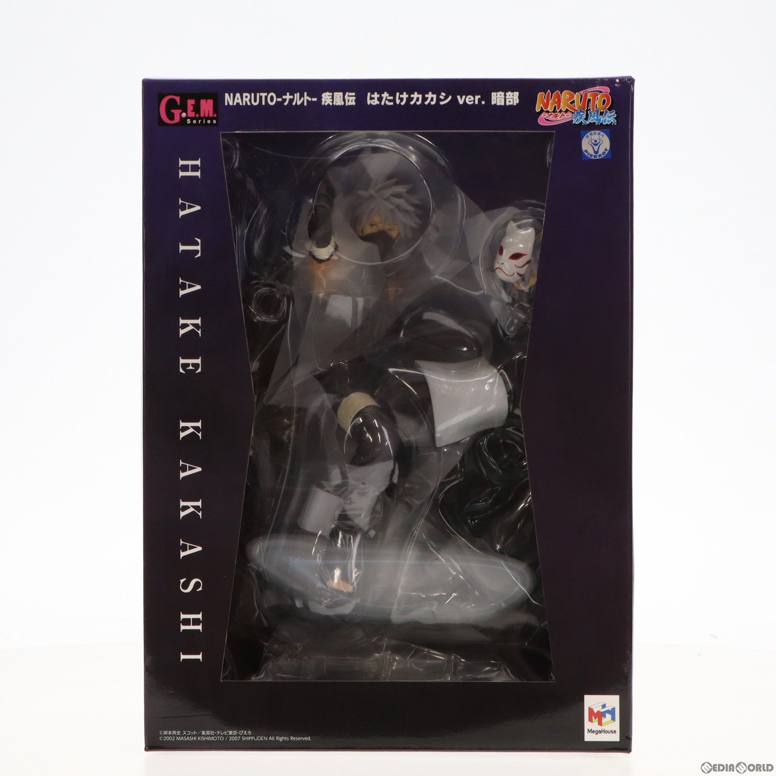 【中古即納】[FIG] (再々販) G.E.M.シリーズ はたけカカシ ver.暗部 NARUTO-ナルト- 疾風伝 1/8 完成品 フィギュア 一部オンラインショップ限定 メガハウス(20140913)
