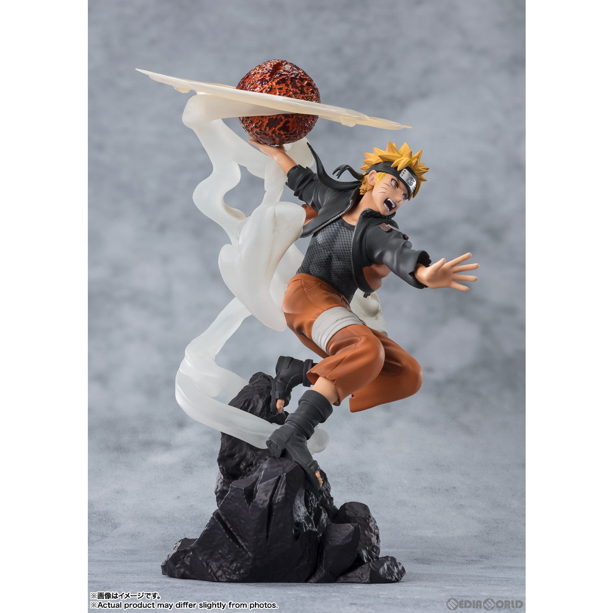 【中古即納】[FIG] フィギュアーツZERO [超激戦]うずまきナルト-仙法・熔遁螺旋手裏剣- NARUTO-ナルト- 疾風伝 完成品 フィギュア バンダイスピリッツ(20240316)