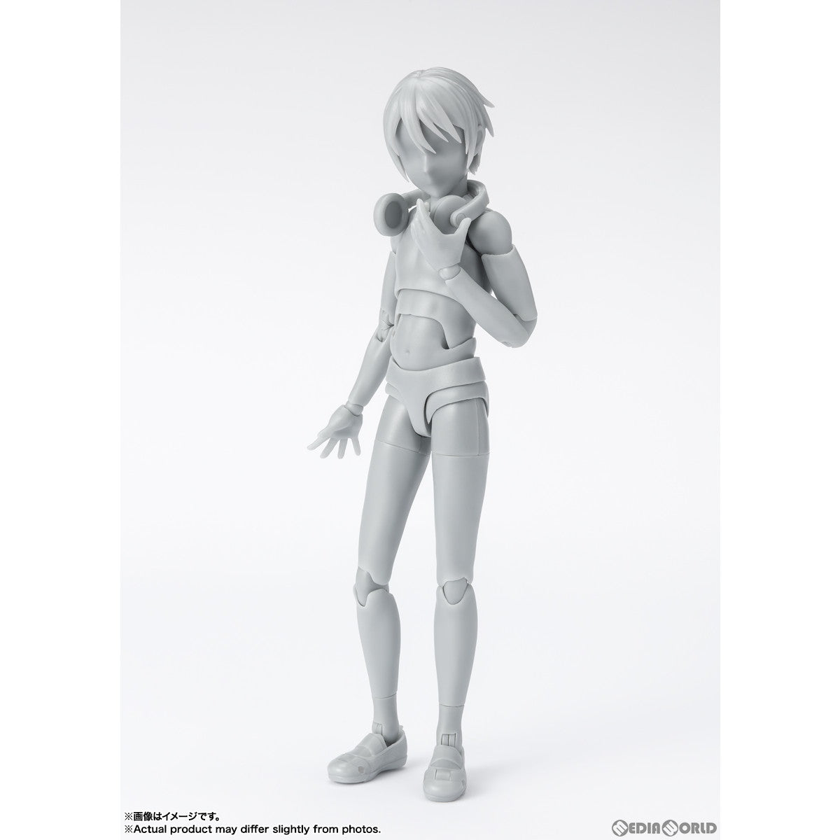 【新品即納】[FIG] S.H.Figuarts(フィギュアーツ) ボディくん -スクールライフ- Edition DX SET(Gray Color Ver.) 完成品 可動フィギュア バンダイスピリッツ(20240316)