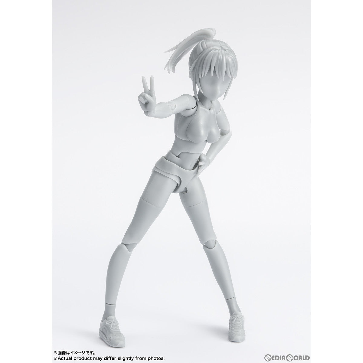 【新品即納】[FIG] S.H.Figuarts(フィギュアーツ) ボディちゃん -スクールライフ- Edition DX SET(Gray Color Ver.) 完成品 可動フィギュア バンダイスピリッツ(20240316)