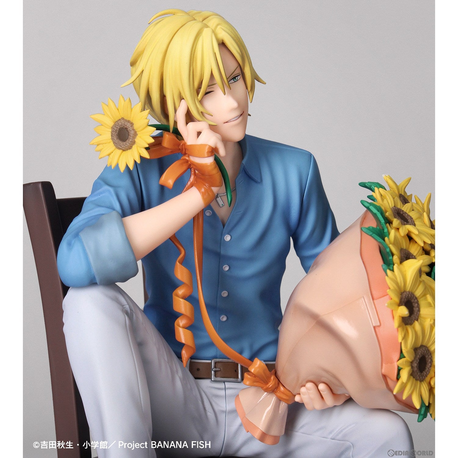 【新品即納】[FIG] 描き下ろしイラスト アッシュ・リンクス バースデーver. BANANA FISH(バナナフィッシュ) 1/8 完成品 フィギュア アルマビアンカ(20240531)