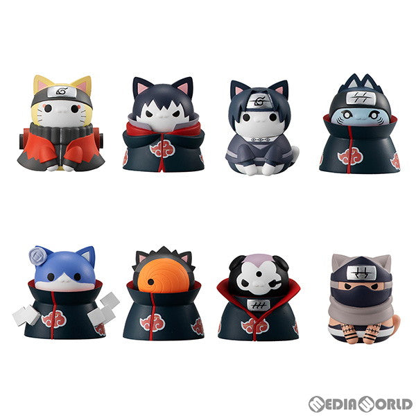 【新品即納】[FIG][BOX] (再販) MEGA CAT PROJECT ニャルト! 暁と全面対決! 木ノ葉隠れの里の攻防編! NARUTO-ナルト- 疾風伝 フィギュア(8個) メガハウス(20240630)