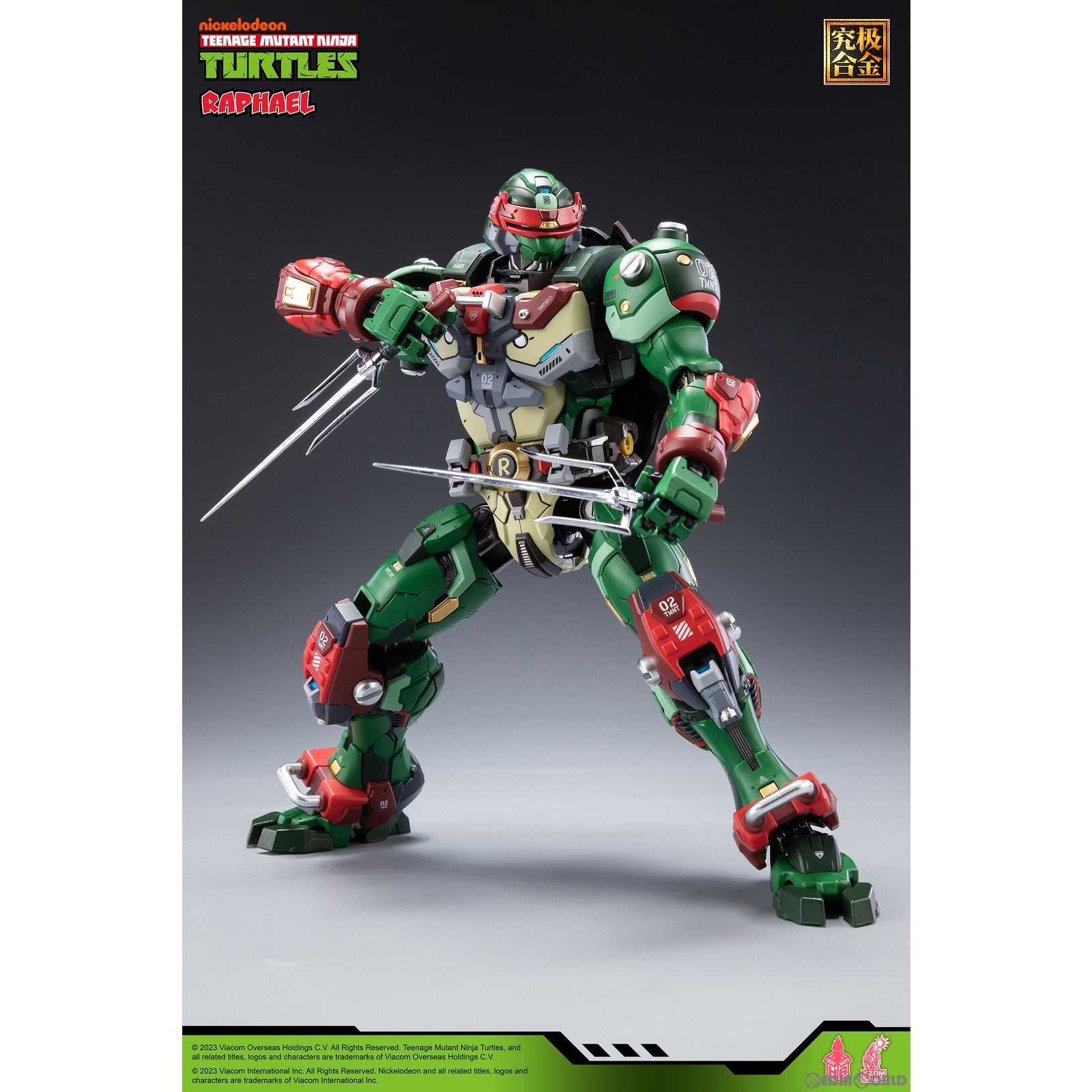【新品即納】[FIG] 初回特典付属 HB0013 ラファエロ ティーンエイジ・ミュータント・ニンジャ・タートルズ 完成品 合金可動フィギュア HEATBOYS(ヒートボーイズ)(20241130)
