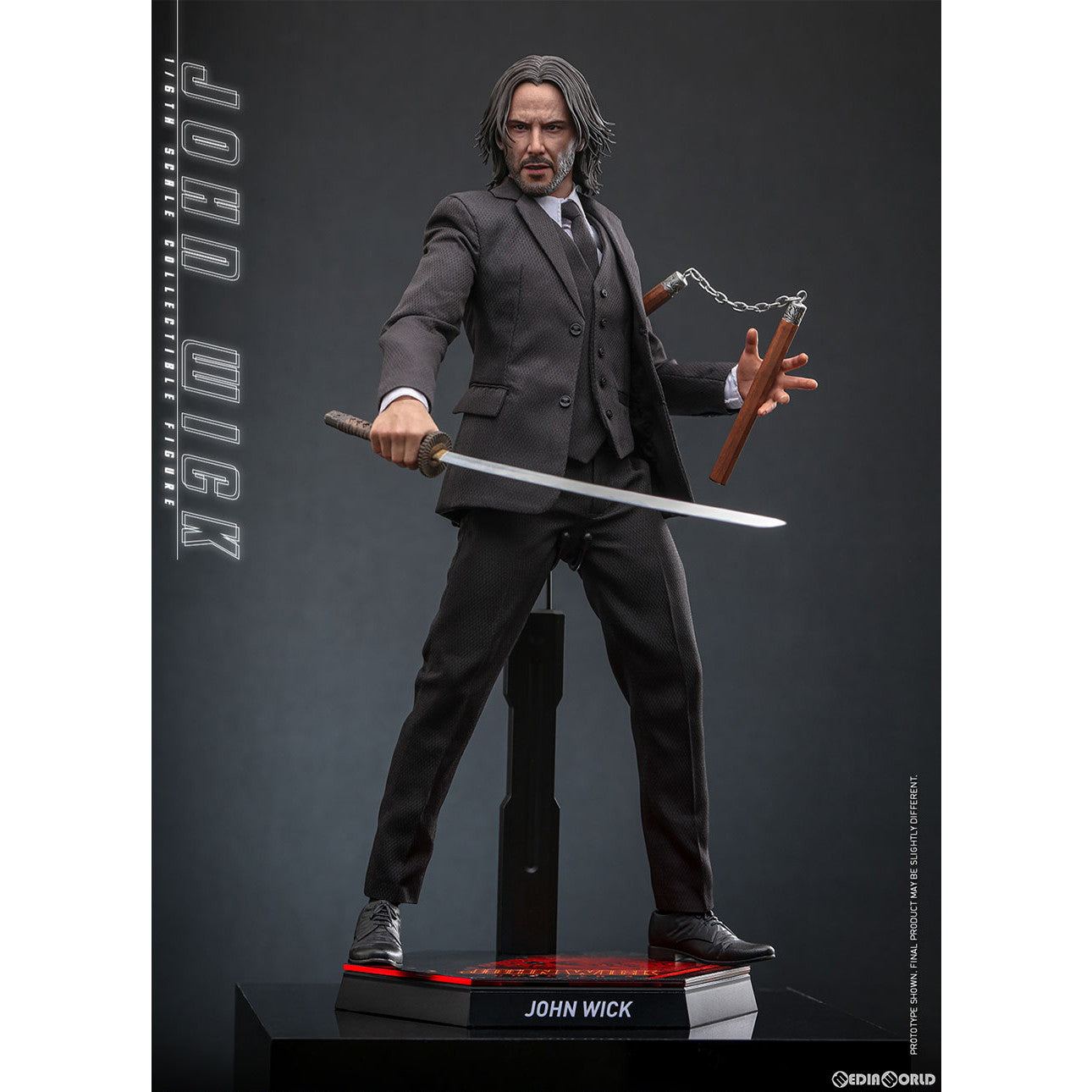 【中古即納】[FIG] ムービー・マスターピース ジョン・ウィック ジョン・ウィック:コンセクエンス 1/6 完成品 可動フィギュア(MM#729) ホットトイズ(20241231)