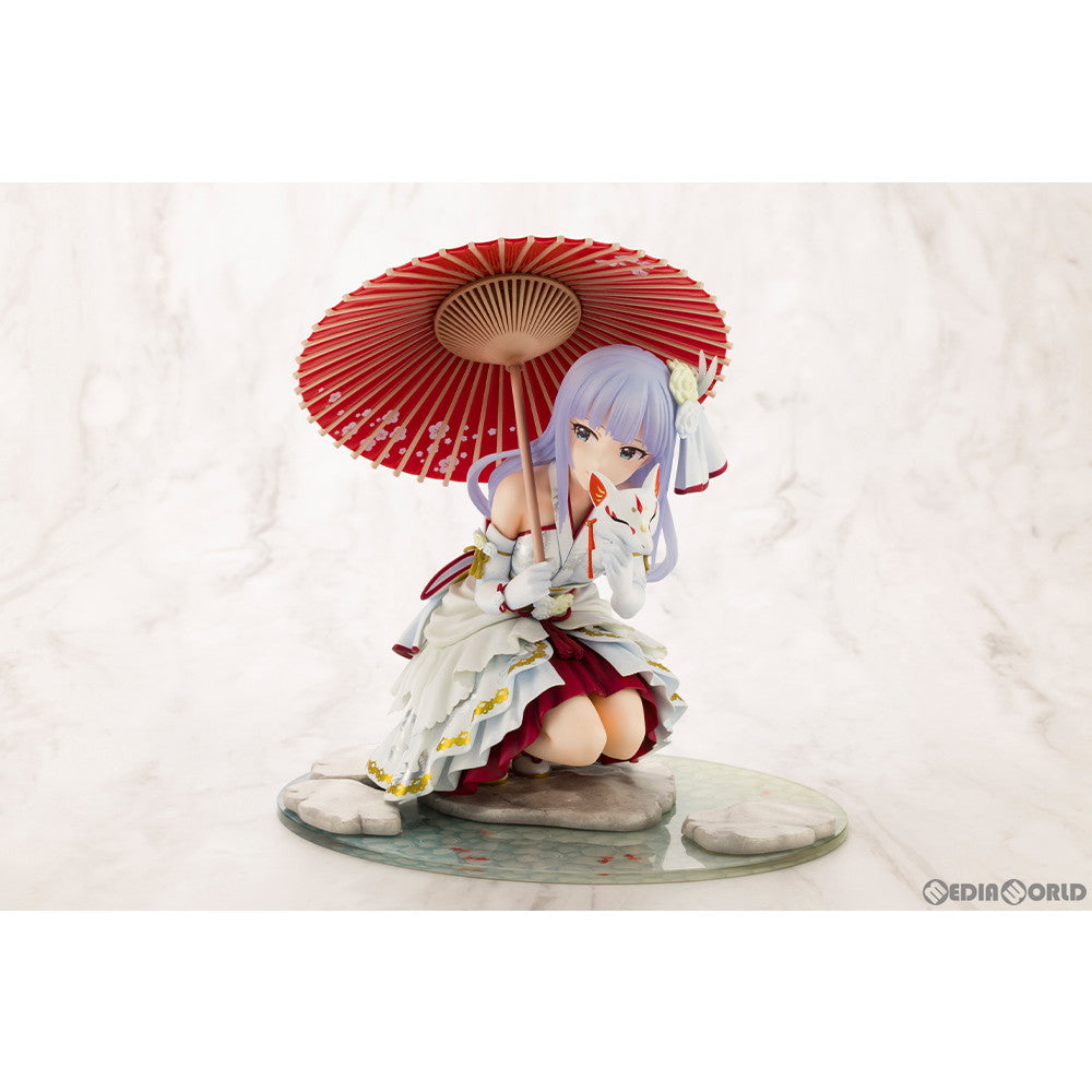 【予約安心出荷】[FIG] 白石紬-セレブレイト・ミヤビ-(しらいしつむぎ) アイドルマスター ミリオンライブ! 1/7 完成品 フィギュア(PV146) コトブキヤ(20240531)