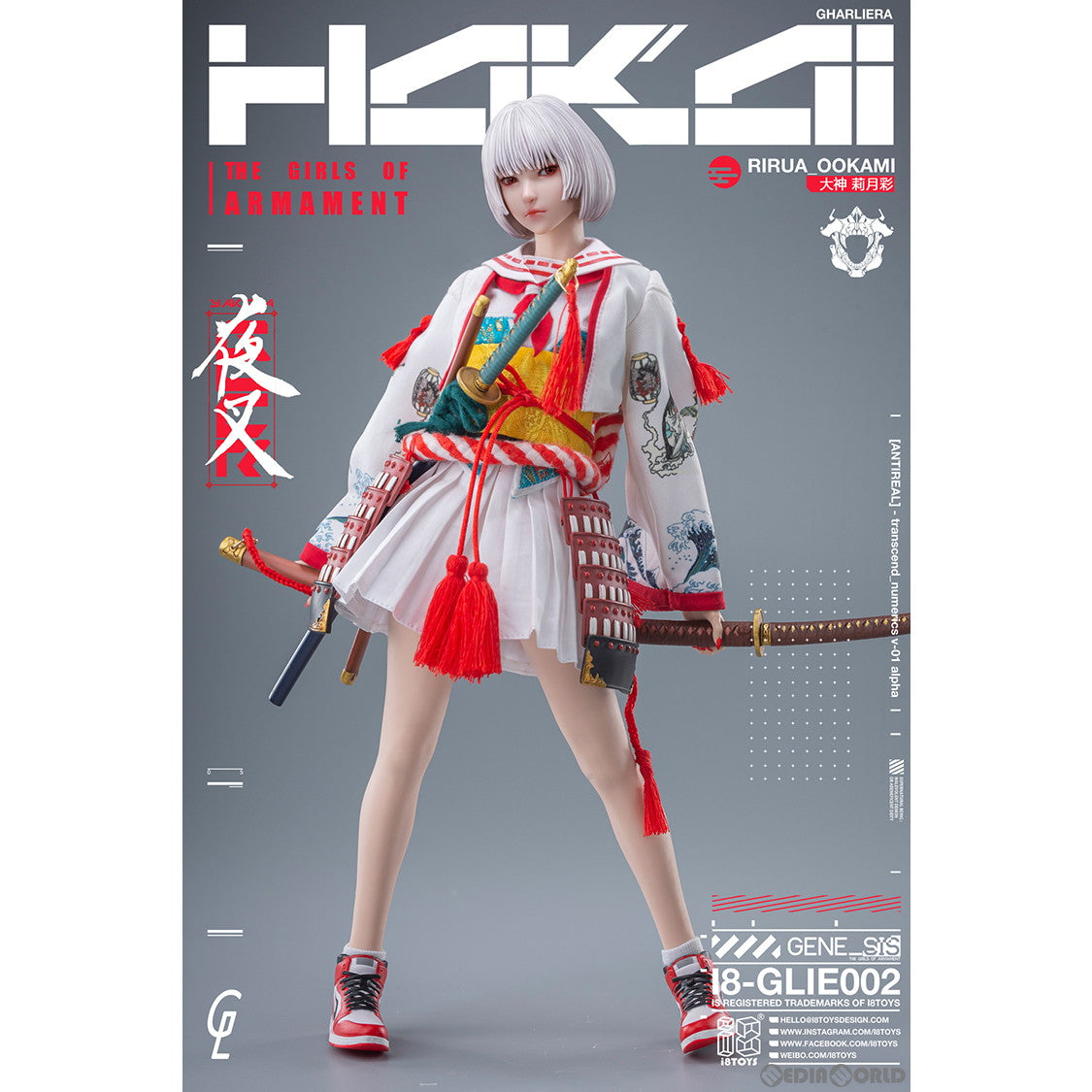 【新品即納】[FIG] I8TOYS×Gharliera THE GIRLS OF ARMAMENT(武装少女) I8-GLIE002 大神リルア(おおかみるりあ) 1/6 完成品 可動フィギュア i8TOYS(20250331)