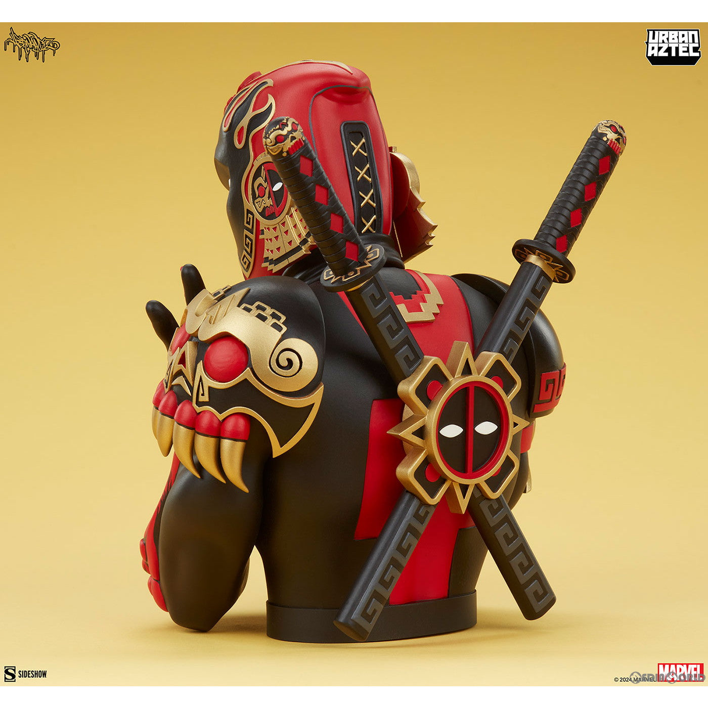 【新品即納】[FIG] バスト デッドプール by ジェシー・ヘルナンデス マーベル・コミック デザイナー・トイ 完成品 フィギュア サイドショウ/ホットトイズ(20240731)