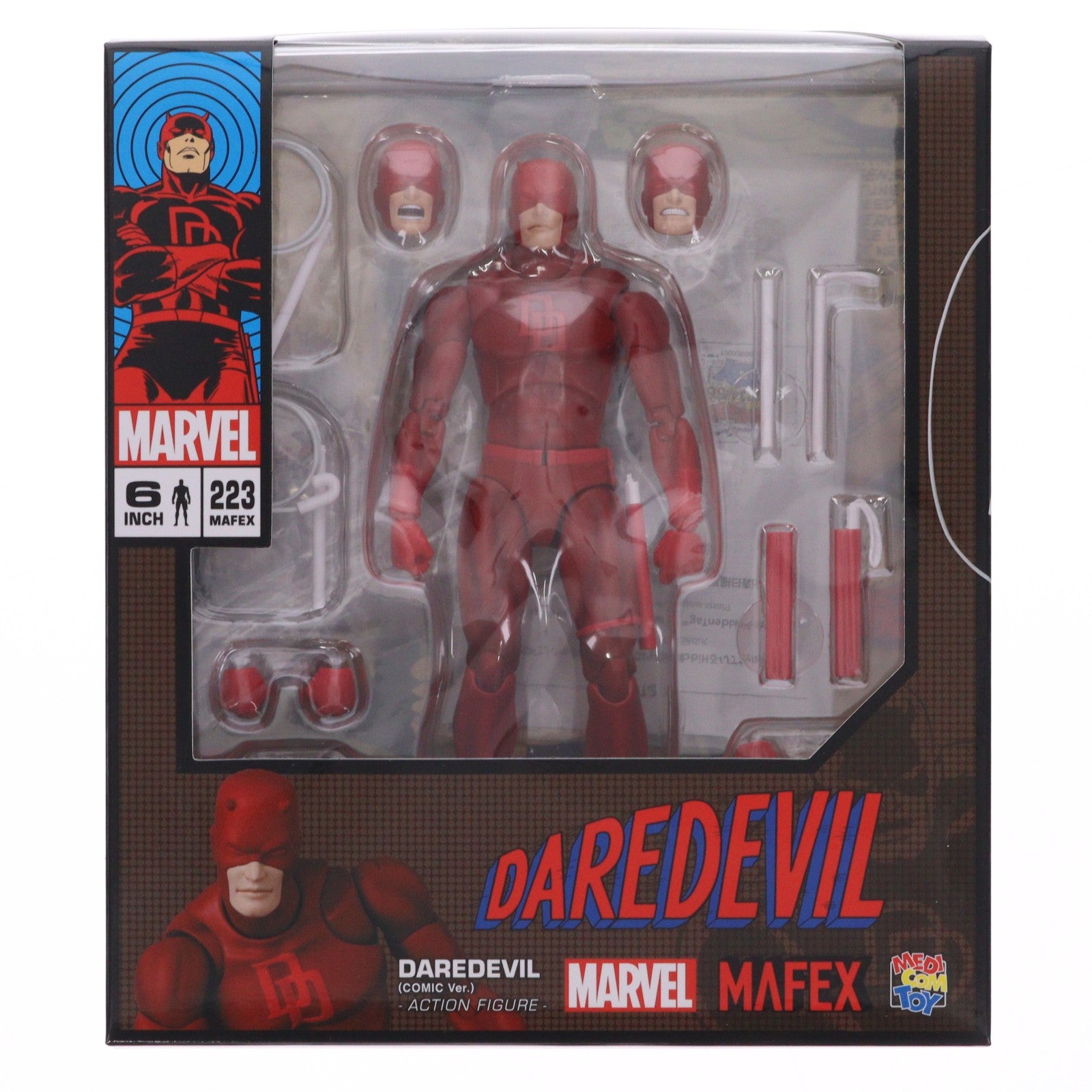 【中古即納】[FIG] (再販) マフェックス No.223 MAFEX DAREDEVIL(COMIC Ver.)(デアデビル コミックver) 完成品 可動フィギュア メディコム・トイ(2026年4月)